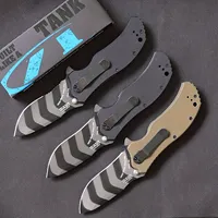 0350 Folding Knife High-hardness Stainless Steel Blade G10 Handle Pointed Tip Design Outdoor Camping Survival EDC Pocket Tool