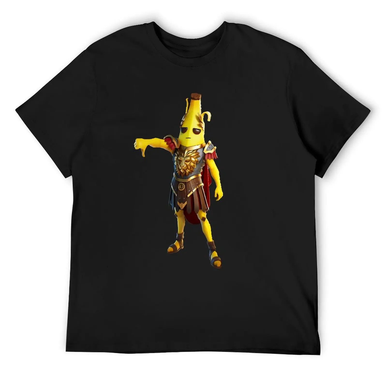 Banana Gladiator Peely Gaming Character T-Shirt baggy shirts Aesthetic clothing plus size men clothing