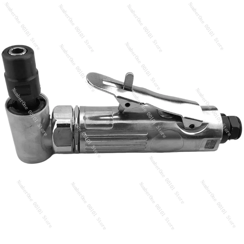 90 Degree Pneumatic Air Grinder Engraving Machine Rust Remover Polishing Color Set Chuck 1/4