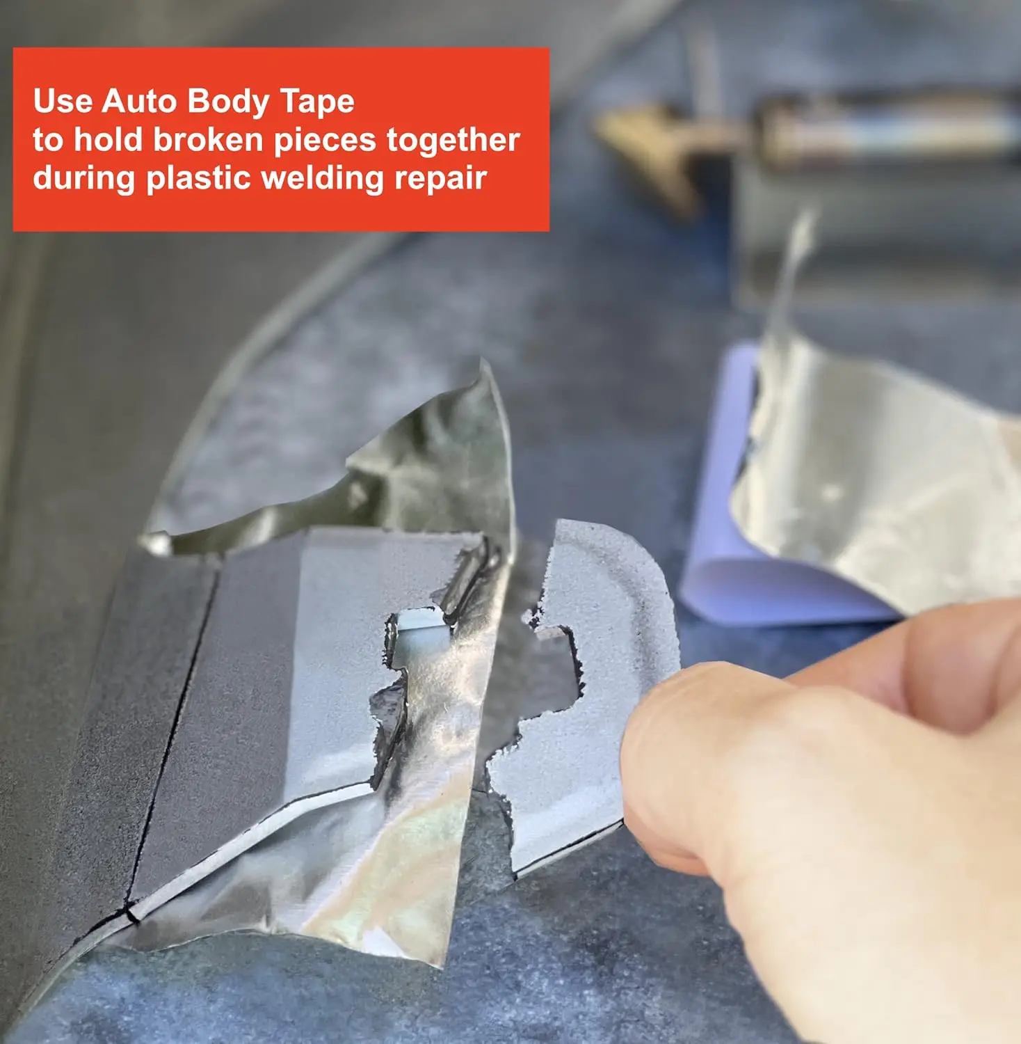 Heavy Duty Automotive Aluminum Repair Tape, 6.3Mil x2"x10ft - 12 Pack