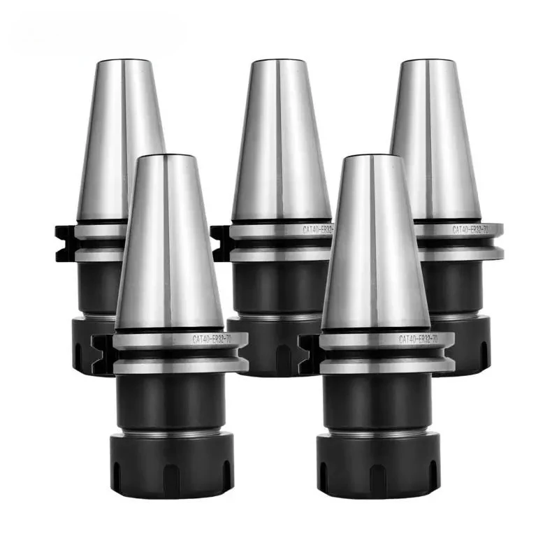 【Hot】 5 PCS Collet Set 5 x ER32-70 Chuck CAT40 ER32 Collet Chuck for CNC Engraving Machine  Milling Lathe Tool (CAT40 ER32)