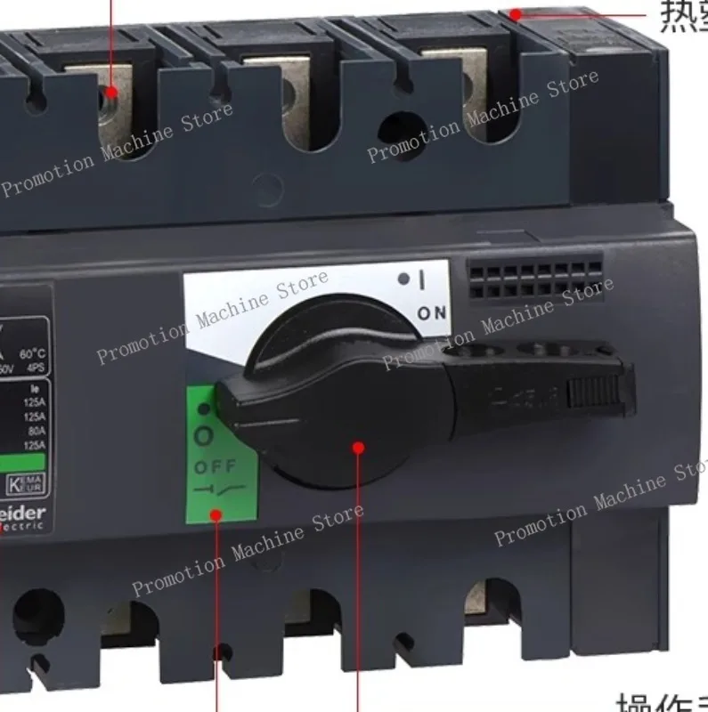 Schneider parts for isolating switch INS63 3P 80/100/125/160/250/400/630A load switch 4P