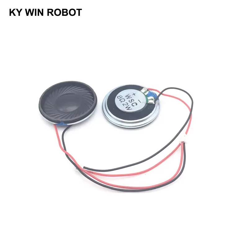 

2pcs/lot New Ultra-thin speaker 8 ohms 2 watt 2W 8R speaker Diameter 30MM 3CM thickness 5MM with 1.25mm terminal wire length 10C