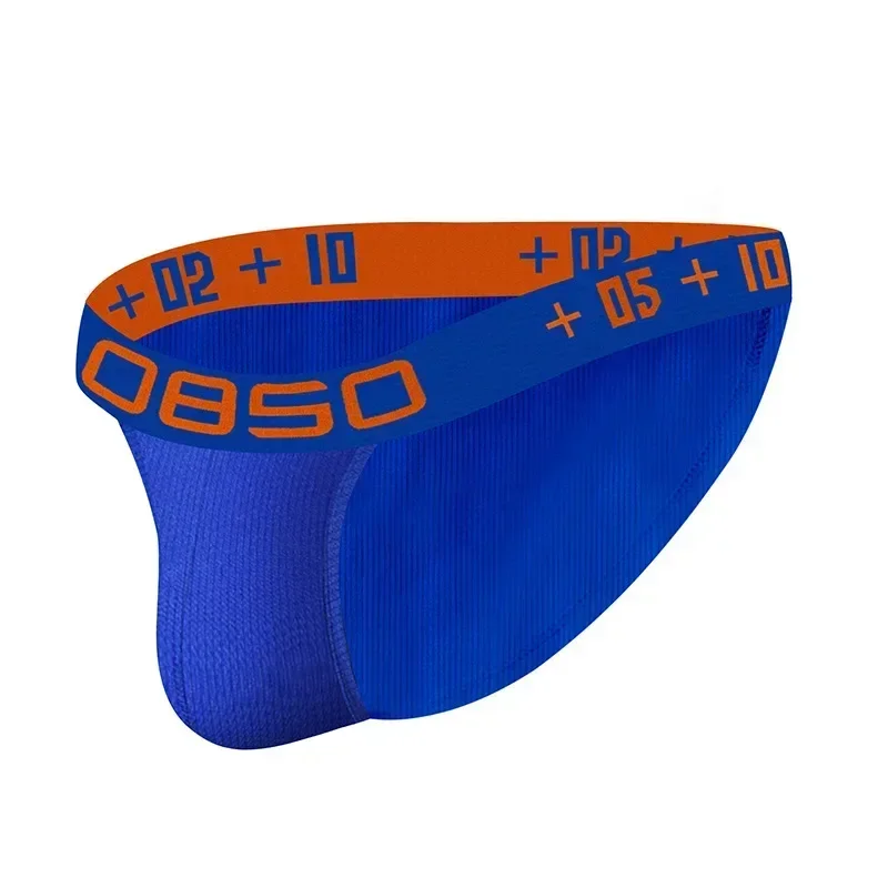 Intimo da uomo a triangolo gay con perizoma alla moda a vita bassa e spacco alto BS3517