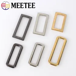 Meetee 10 sztuk 20-40mm metalowa walizka bagażowa akcesoria O D brelok do torebki klamra łącząca DIY plecak skórzany pasek Craft Hang Decor materiał