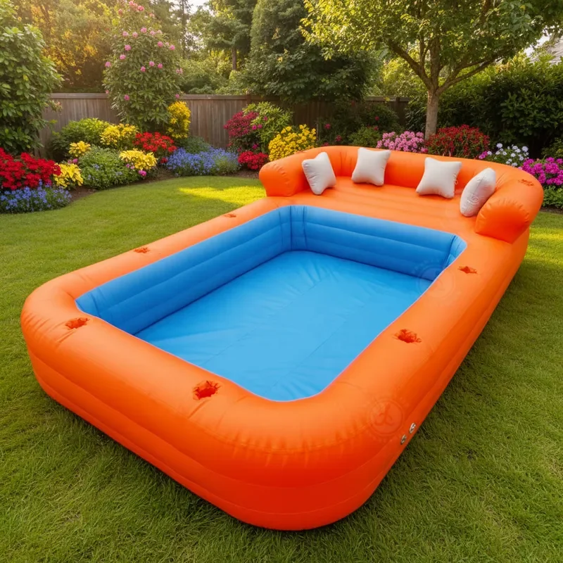 Wholesale Custom Giant Inflatable Sofa Swimming Pool 3m-5m Diameter Soft Pool for Commercial Activities