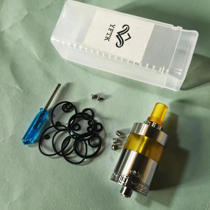 

YFTK 415 Virtuous RTA Rebuildable Tank 3.3ml PEI 22mm Single Coil Build MTL Tank