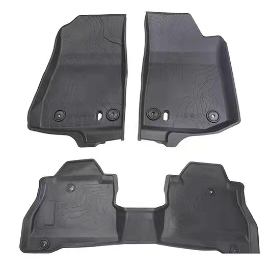 Fashionable Eco-Friendly TPE Business Dust Prevention Sound-Proof Full Set Non-Skid Car Floor Mat for Jeep Wrangler Compass