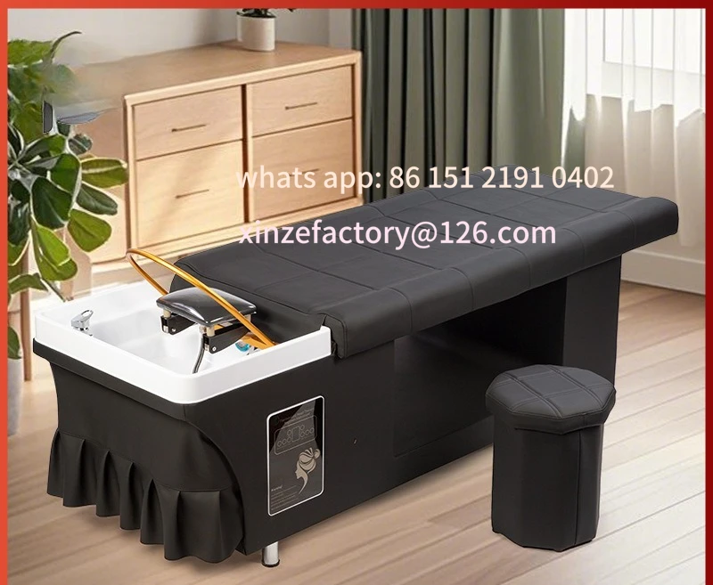 

Customizable hair treatment bed Fumigation water circulation Shampoo massage integrated Thai beauty bed Beauty salon Barber