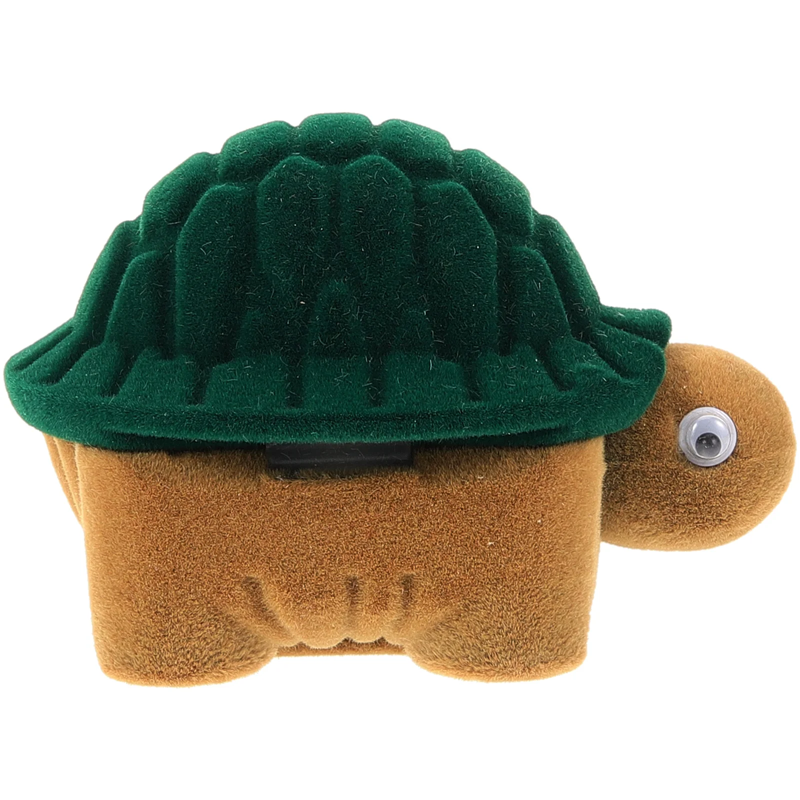 

Velvet Turtle Jewelry Box Green Lightweight Portable Storage Case for Earrings Necklace Bracelets Travel Gift Packaging Display