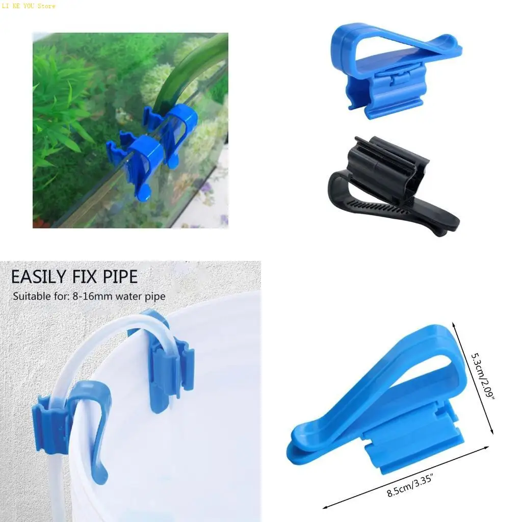 W3JE Hose Holders Plastic Tube Clamp Aquarium Accessories Hoses Holder Clips