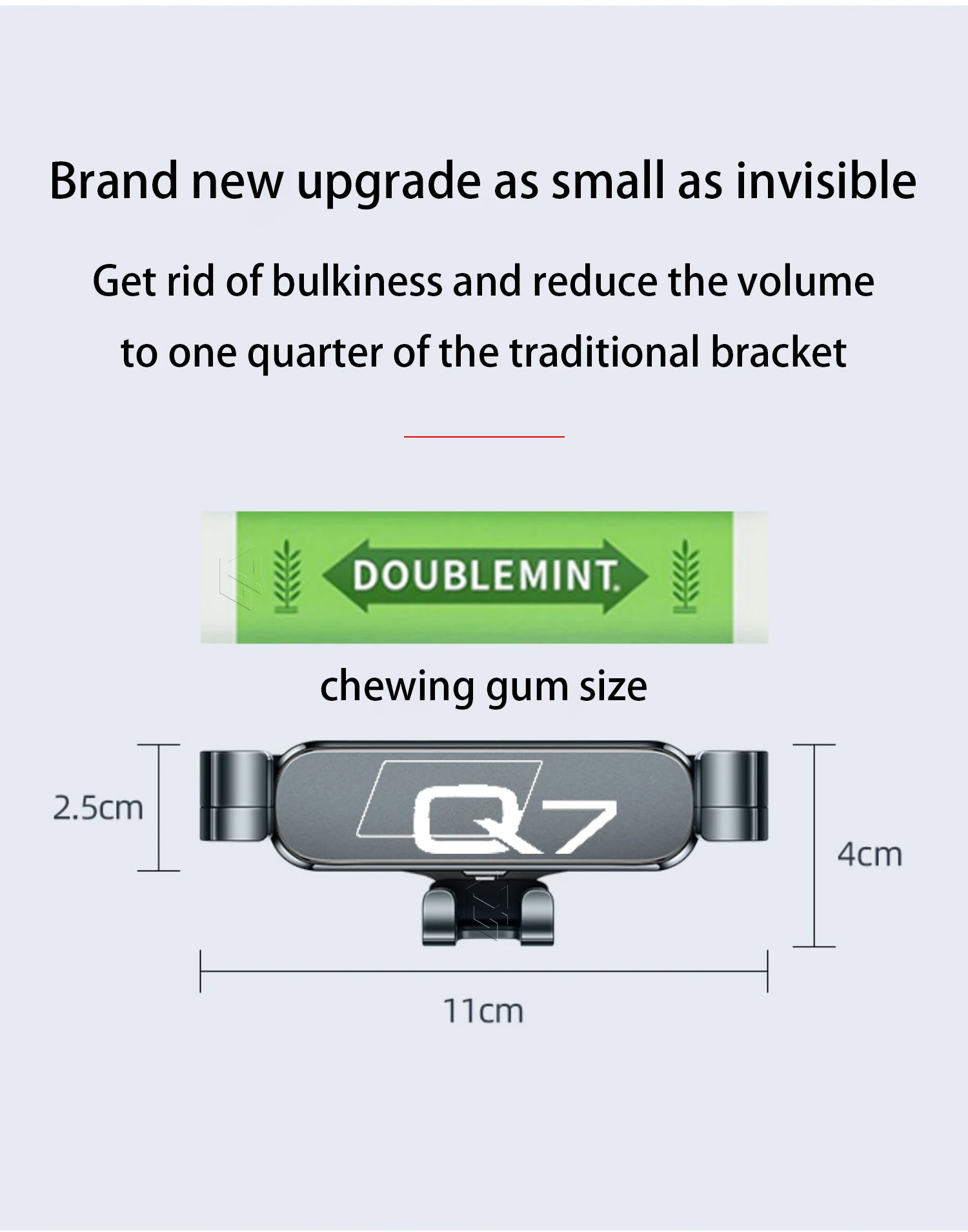 Auto Handy Halter Für Audi Q7 4L 2006-2015 Einstellbare Spezielle Handy Halter GPS Basis Halterung Ständer zubehör – Detail 4
