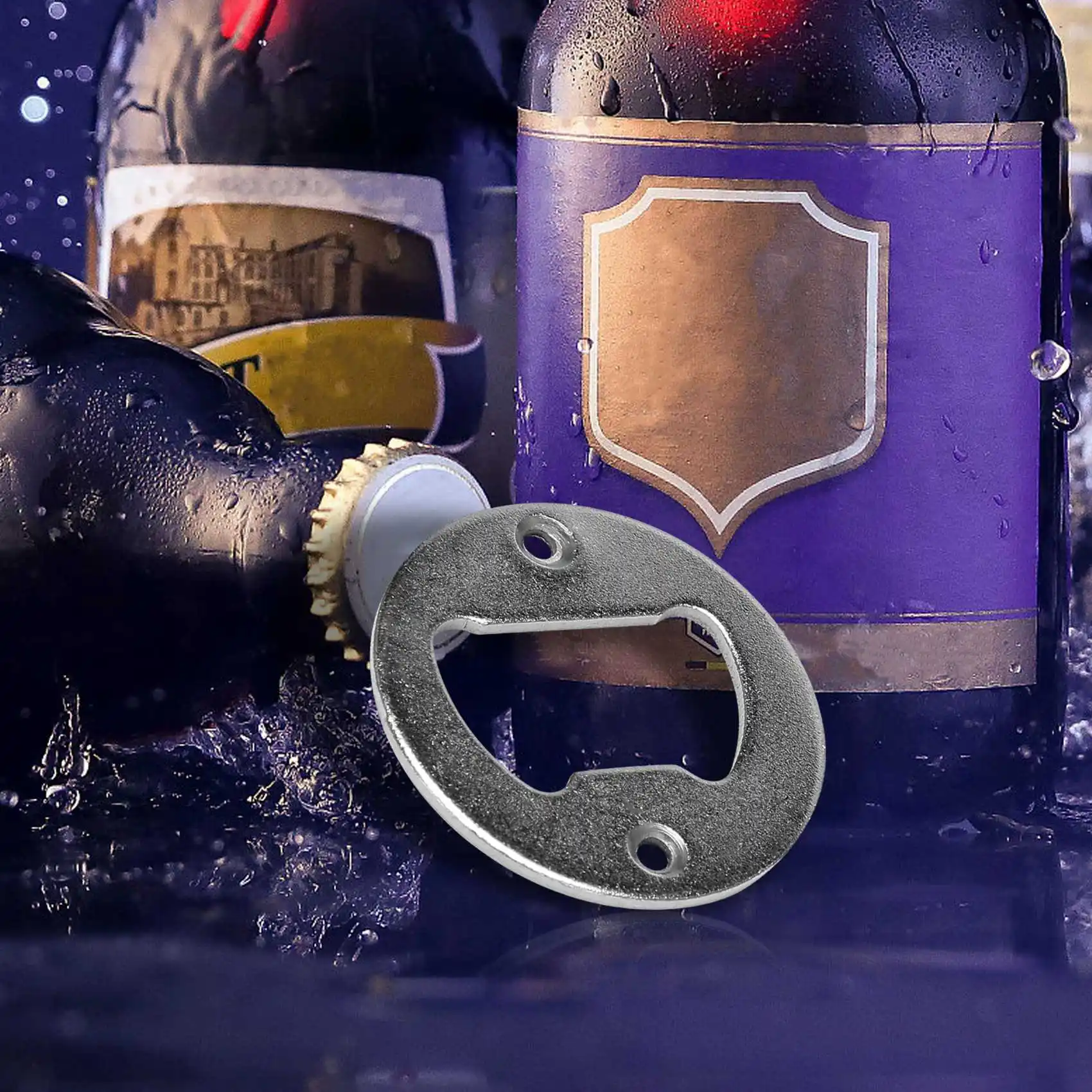 

A80I50 Набор вставок для открывания бутылок, круглый открывалка для бутылок «сделай сам» из нержавеющей стали, комплект оборудования, поставка аппаратных деталей с винтами