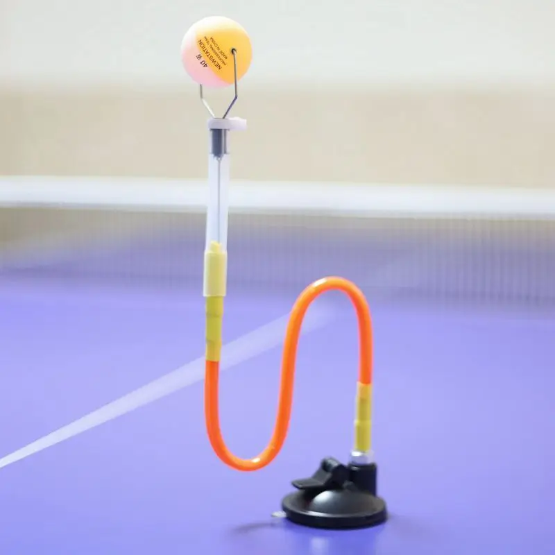 

Adjustable Table Tennis Swing Trainer Beginner Ping Pong Practice Device Stable Durable Balls Trainer Portable Sports Equipment