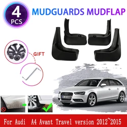 For Audi A4 B8 8K Avant Travel version 2012~2015 2013 2014 Mudguards Mudflaps Fender Mud Flap Splash Mud Guards Cover Accessorie