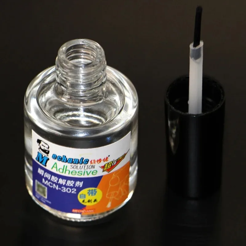 MECHANIC 20ml MCN-302 Glue Remover Liquid Strong Instant for PCB IC/502/UV Glue/phone Repair/clean Stains Tool