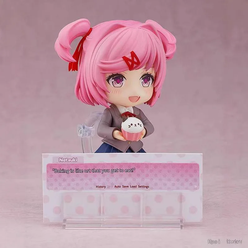 10cm Doki Doki Literature Club! Yuri Anime Mädchenfigur # 2077 Sayori Actionfigur Natsuki/Monika Figur Modell Puppe Spielzeug Geschenke
