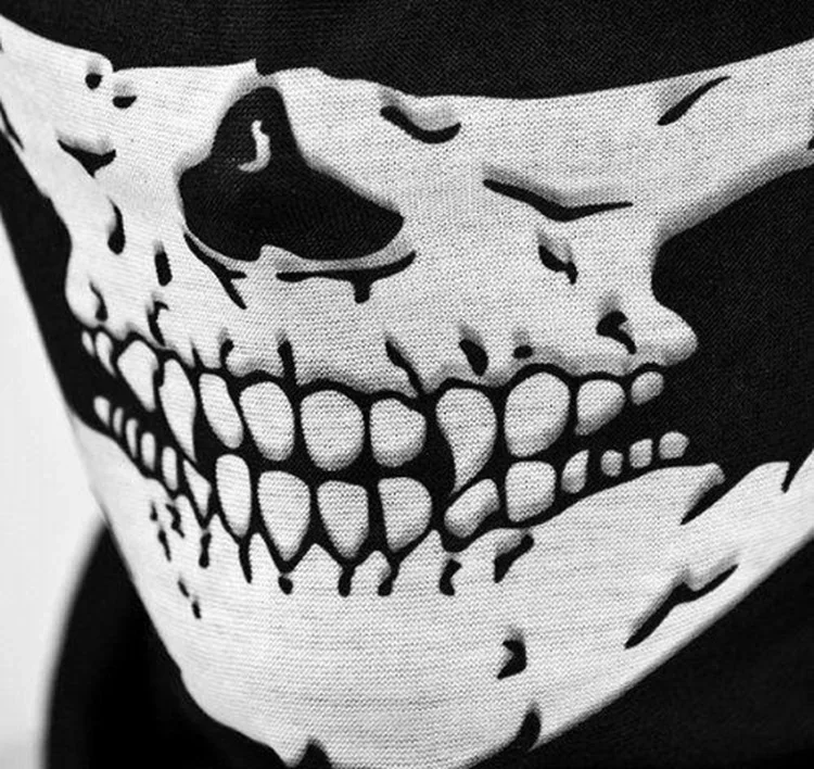 1pc Motorrad Schal Gesicht Maske Schild Schädel Geist Gesicht Reiten Balaclava Outdoor Winter Warme Fahrrad Kopf Gesicht Maske Schild – Detail 3