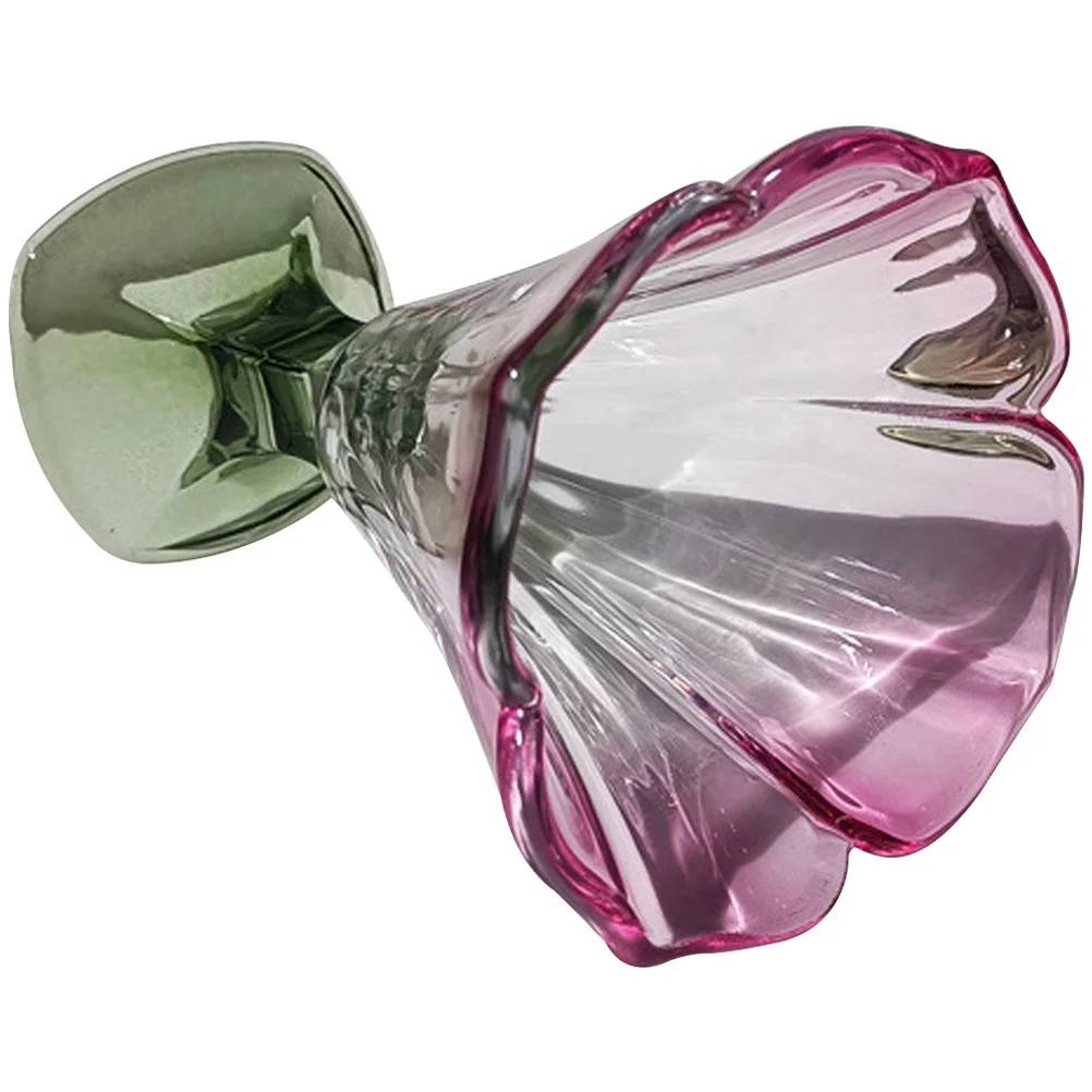 

Premium Glass Tulip Cup Multi-Function Beverage Holder for Home Bar Party Decorative Water Juice Cocktail Drinking