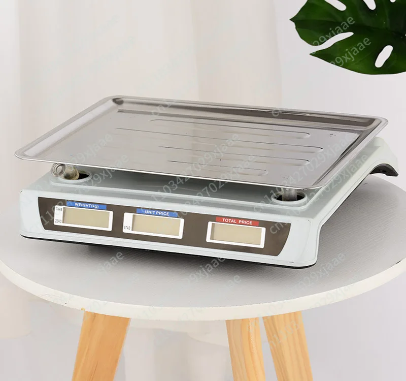 809 Electronic Platform Scale for Pricing, 40kg Electronic Scale for Weighing Vegetables At The Kitchen Pork Stand