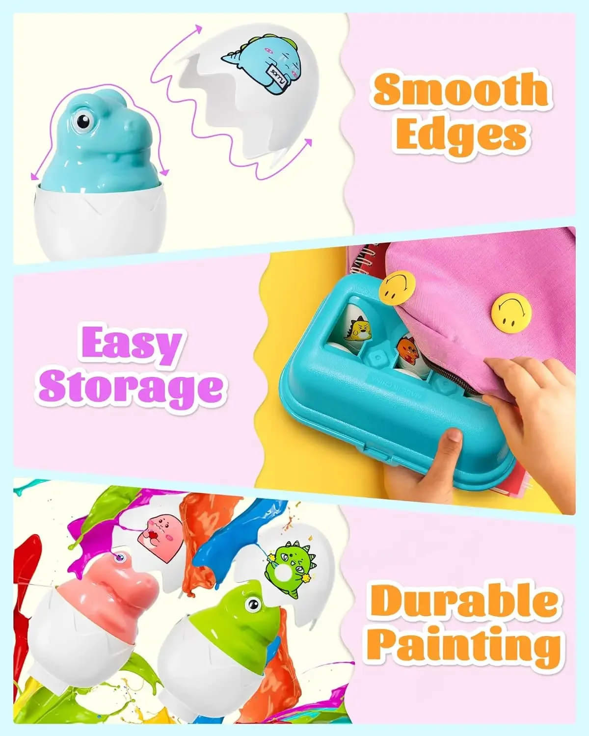 Montessori Toys Color Matching Eggs Puzzle Shape Cognition Early Educational Easter Gifts for Kids Boys Girls