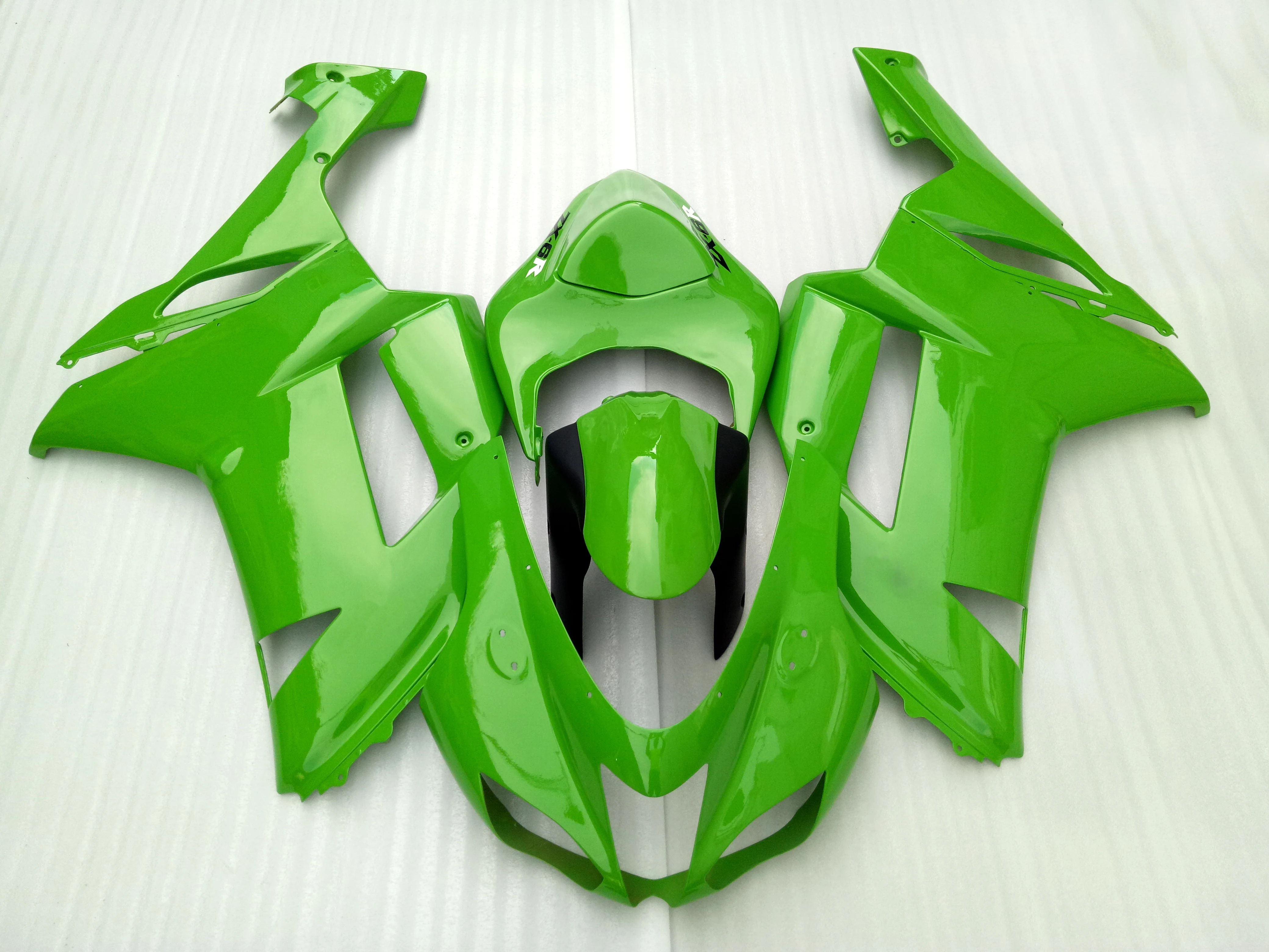 Hot sale Fairing kit for Kawasaki Ninja ZX6R 07 08 year Injection Mold ZX 6R 2007 2008 fairings set  pure green