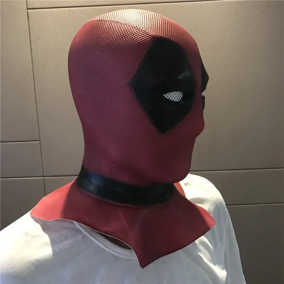 Latex Full Head Helmet Wade Winston Wilson Party Costume Masks Movie Cosplay Mask