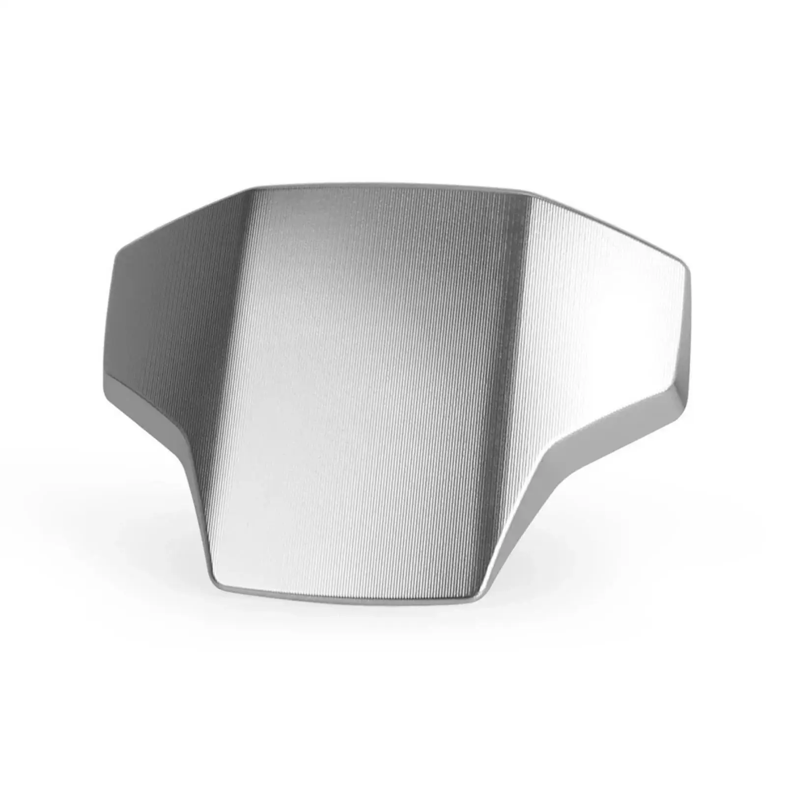Enveloping Front Windshield with Mounting Screw Kit Sporty Style CNC-Machined Aluminum Windscreen Scratch-Resistant Aluminum