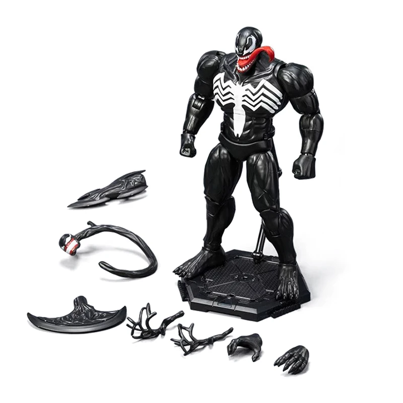 Fondjoy Venom Joints Moveable Action Figures ABS Material Models Kit Educational Toy Children's Birthday Gifts Assembled Model