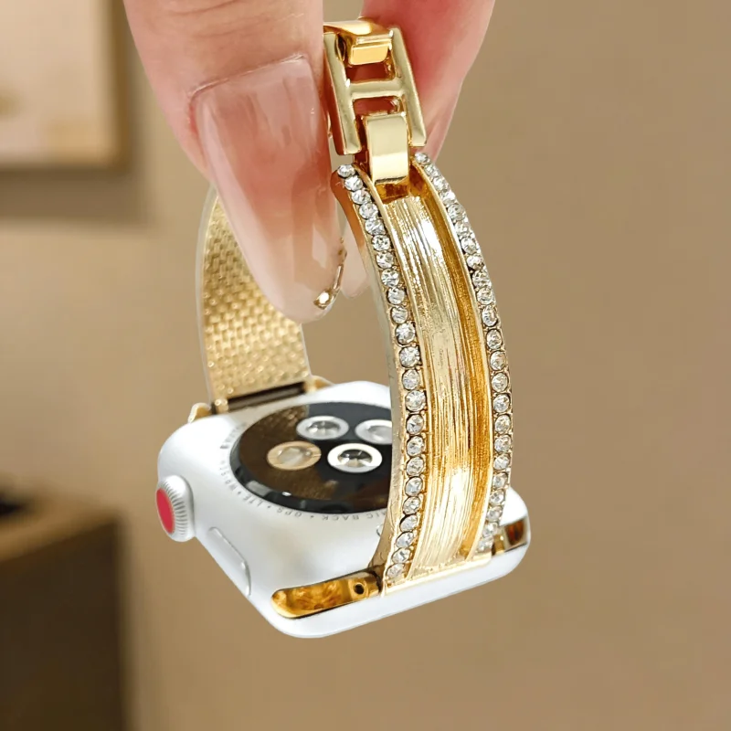 

1 шт. высококачественный ремешок для часов в минималистском стиле, совместимый с ремешком для iWatch 38 мм, 40 мм, 41 мм, 42 мм, 44 мм, 45 мм, 49 мм, модный, стильный.