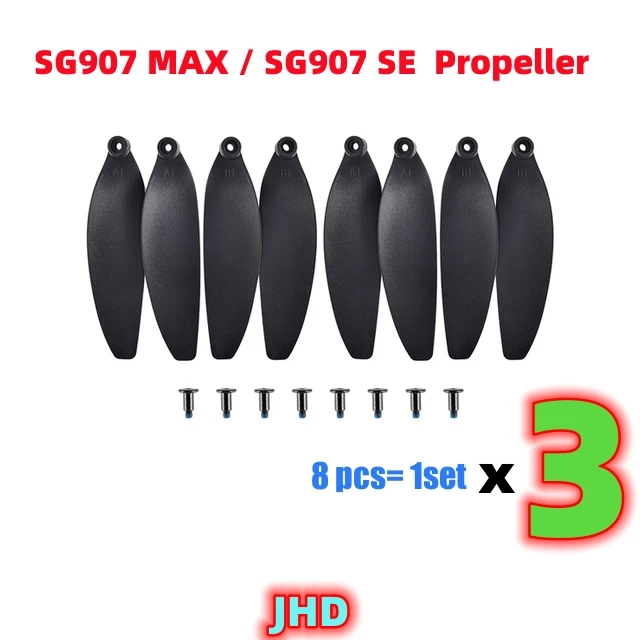 Jhd Sg907 Max Propeller/Sg907 Se Zll Orignal Propeller Voor Sg907 Max 4K Drone Blade Deel