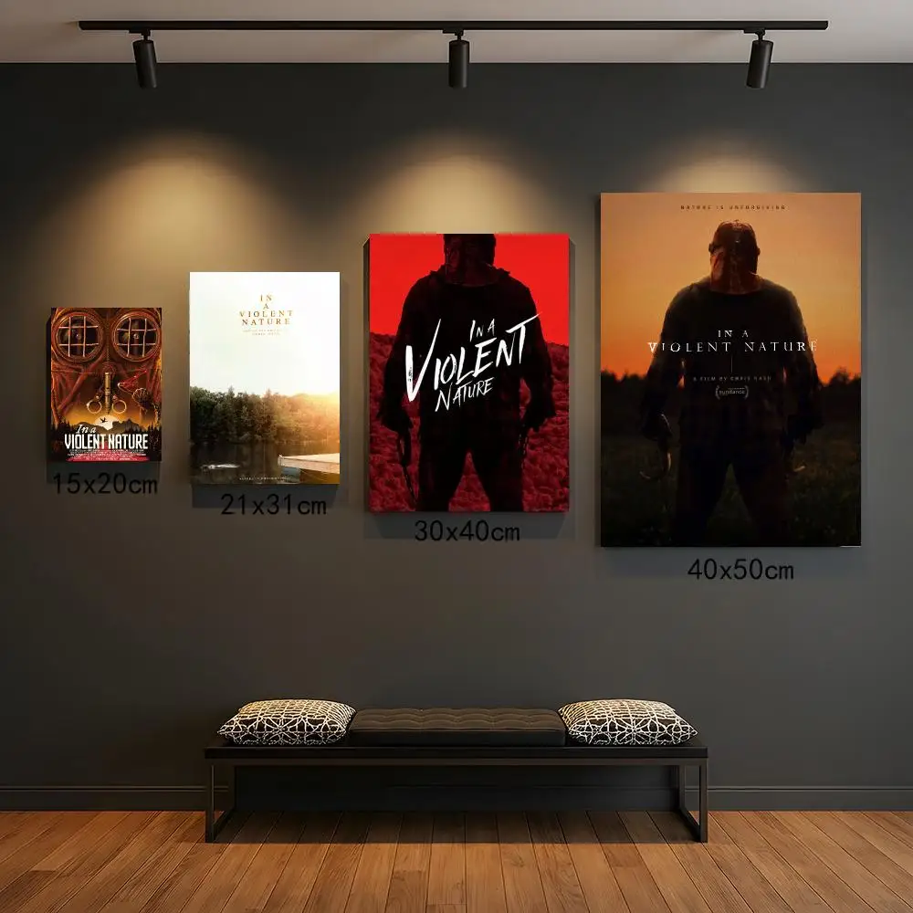 classic movie I-In a Violent Nature-E Poster Self Adhesive Wall Decor for Modern Home Cafe Office and Bar
