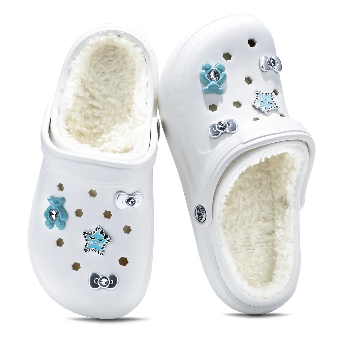 Warme Winter-Clogs für Damen, modischer und lässiger Stil, können drinnen oder draußen getragen werden 666 – Detail 9