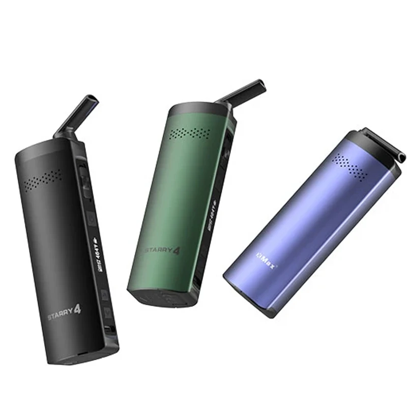 Original XMAX STARRY 4.0 Dry Herb Vaporiser Ceramic Heating Chamber Big OLED Screen 2550mAh Replaceable 18650 Vaporizer Vape