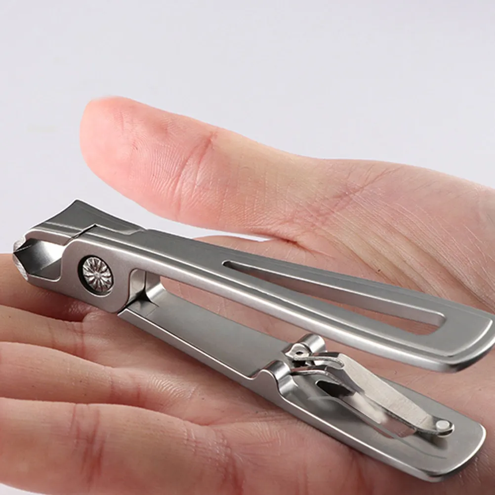 1Pcs Stainless Steel Toenail Clipper Nail Cutter Flexible Sharp Design Perfect for Travel Home Manicure Pedicure Use