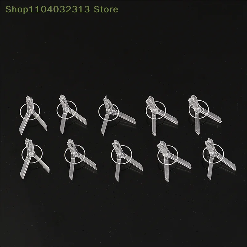 100Pcs 15x35MM Grafting Clips Vegetables Grafted Clamp Garden Plants Seedling Transparent Plastic Joint Gardening Tools