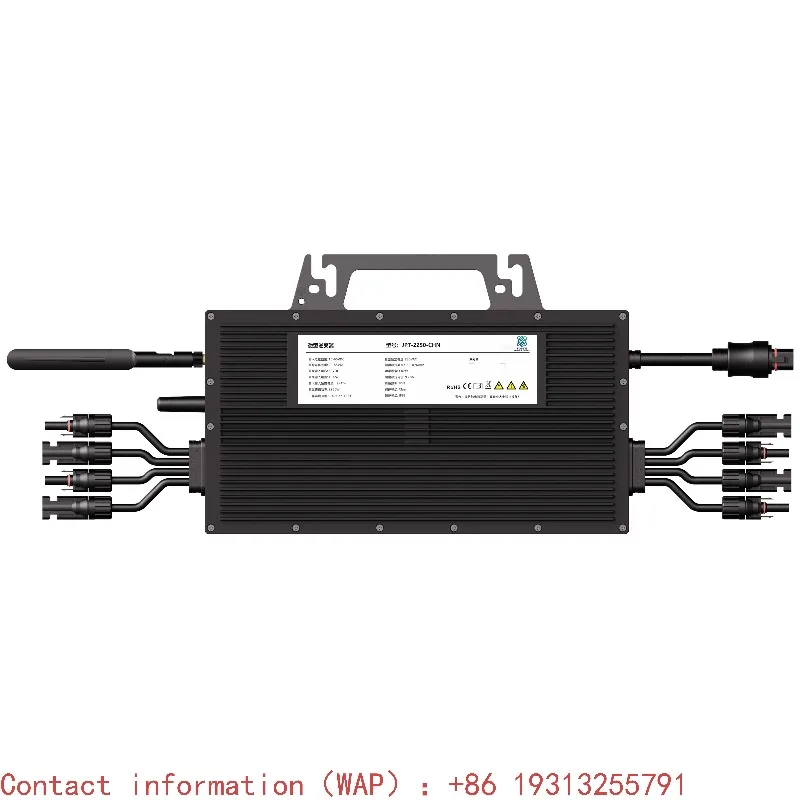 SSE-2250 Single Phase Hybrid Solar String Inverter Dual MPPT Micro Inverter 800VA LCD System Pure Sine Wave 60Hz Lithium IP65