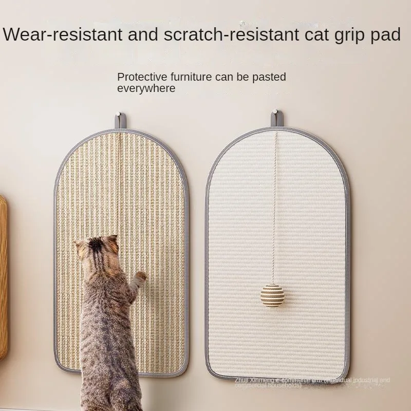 Cat Scratch Board Sisal Mat Wall Cover Anti-cat Scratch Sofa Protective Mat Wear Resistant Cat Products