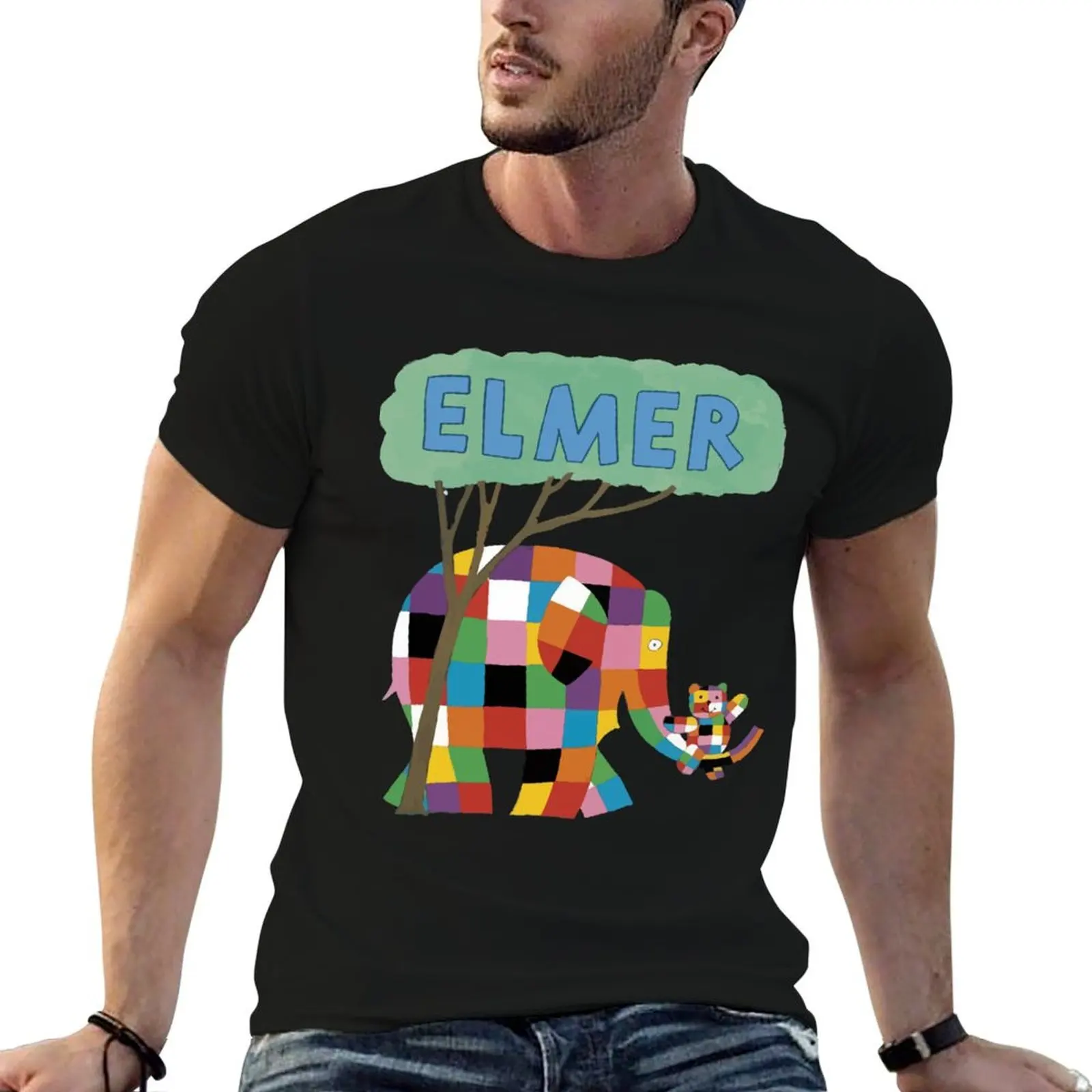 Elmer and the Lost Teddy T-Shirt plus sizes custom shirt cute tops hippie clothes mens designer clothes