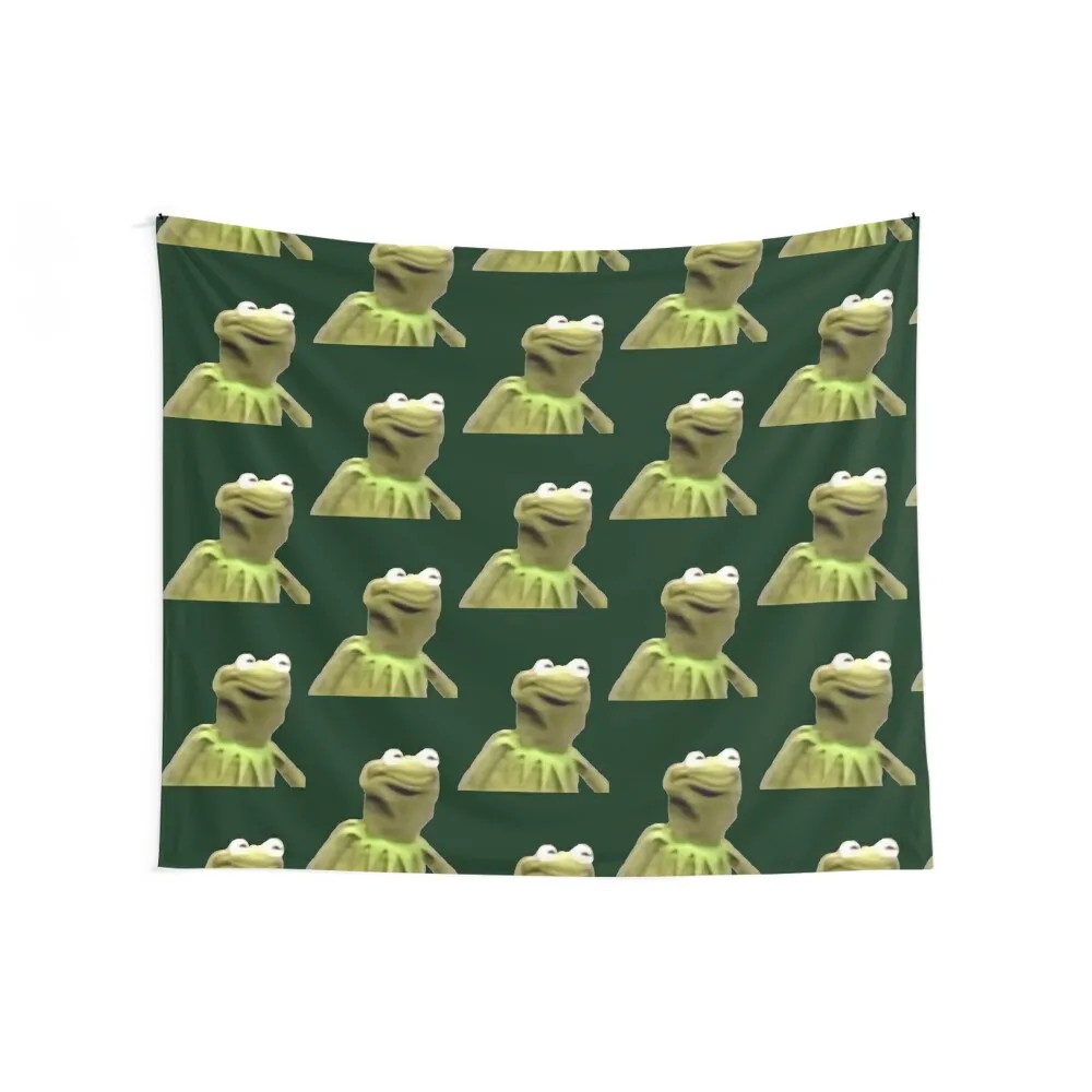 kermit the frog meme Tapestry On The Wall Wall Decorations Wall Decoration Items Tapestry