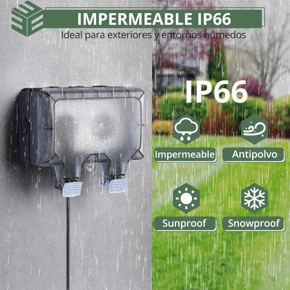 EIOMR IP66 Çıkış 220V Su Geçir - Outdoor Power Inlet Box incelemesi ve fiyatı