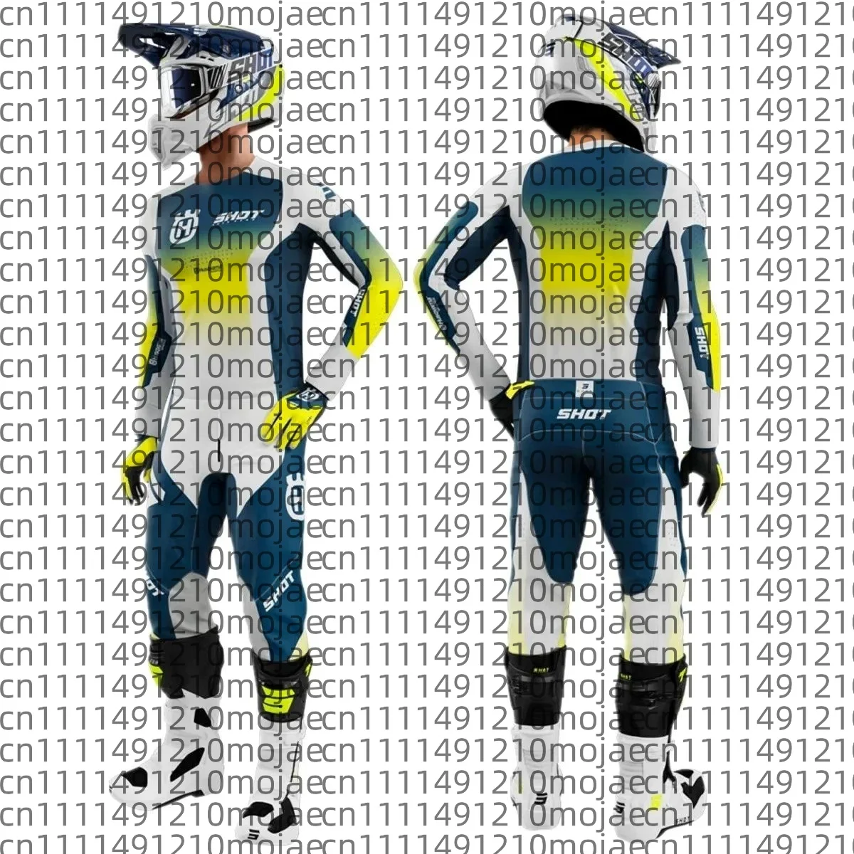 2026 Cycling Clothes Breathable Quick Drying Mountain Bike Off Road Motorcycle Long Sleeved  Men Women Loose Pants Set