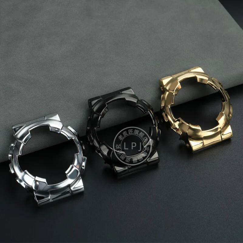 Stainless steel modified watch accessories for Casio G-SHOCK GA110/100/120 metal stainless steel case watch strap set