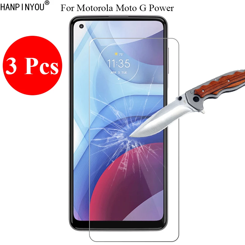 3 Pcs/Lot New 9H 2.5D Tempered Glass Screen Protector For Motorola Moto G Power 5G 2023 2021 2022 Protective Film + Clean Tools