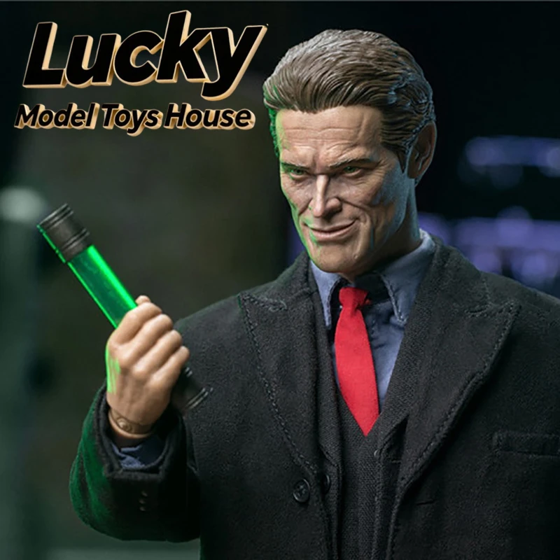 

TOYS BATTALION TB004 1/6 Double Head Sculpts Villain Mutant Green Armored Doc. Goblin Black Windbreaker Decor 12" Male Soldier