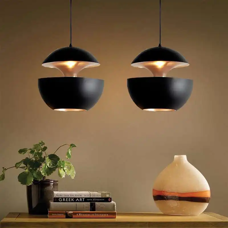 Nordic Modern Minimalist Style Creative Art Apple LED Pendent Lamp Restaurant Living Room Bedroom Home Decoration Indoor Light