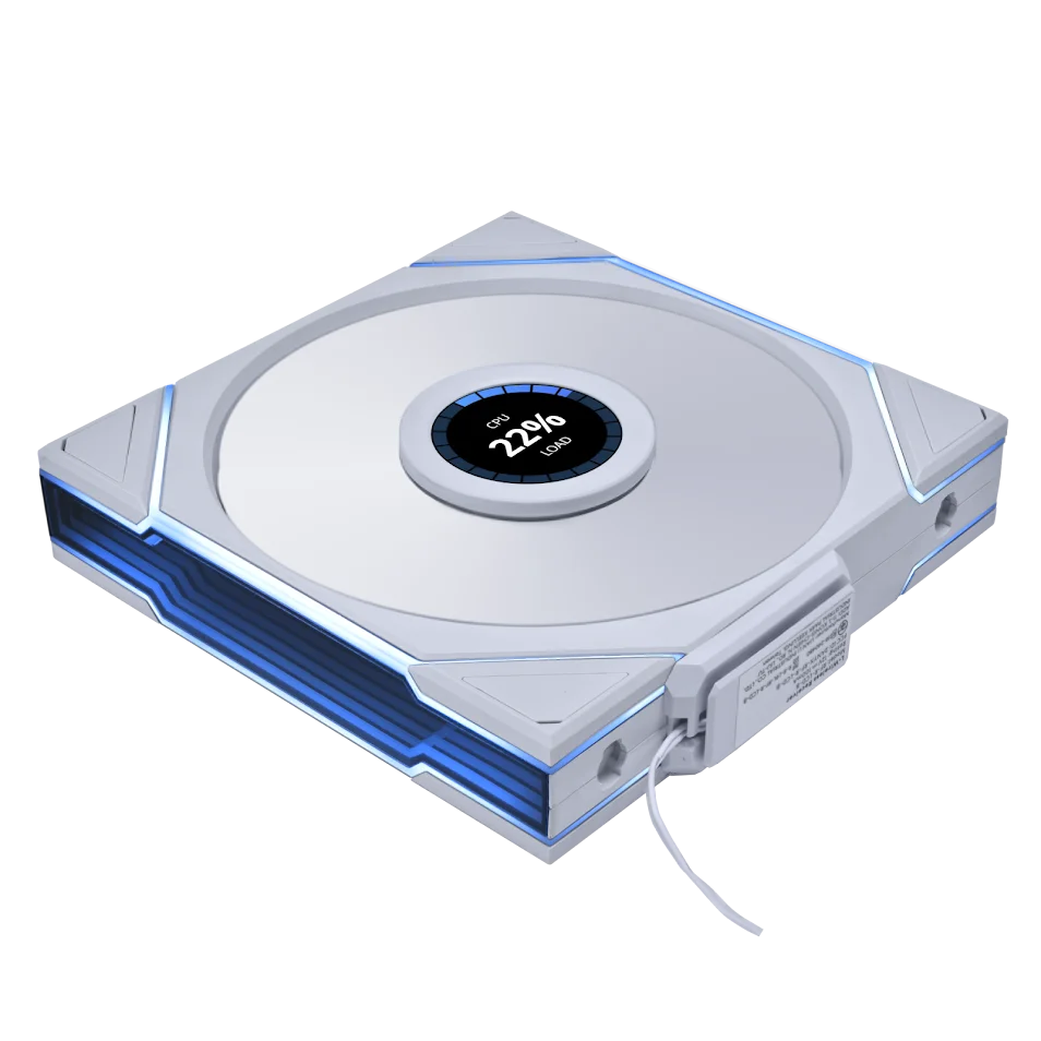 Lian-Li UNI FAN TL Wireless LCD 140 حزمة واحدة بدون وحدة تحكم