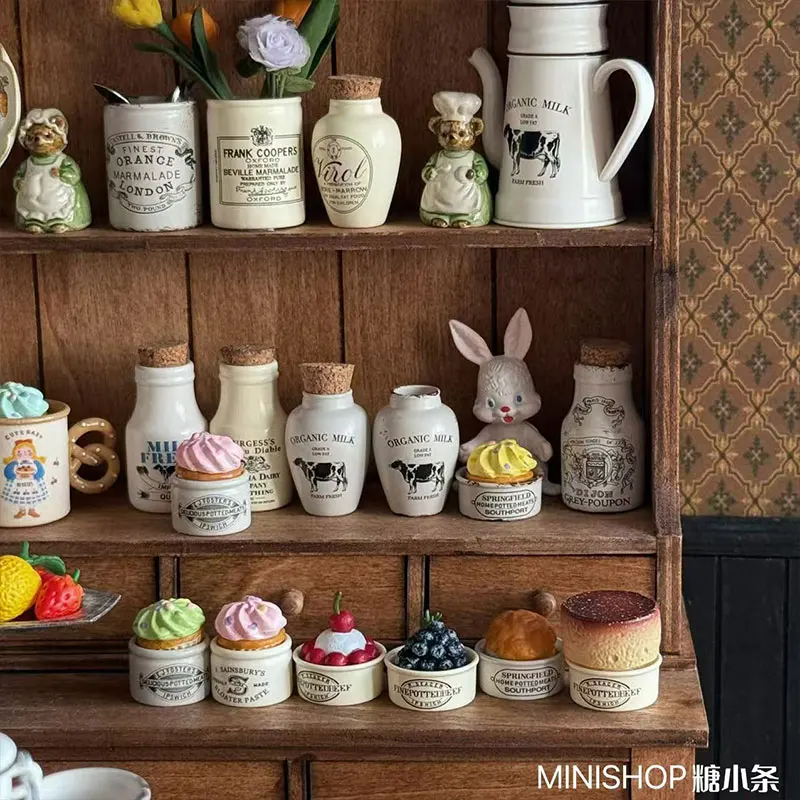Boîte aveugle à défauts mineurs 1/6 1/12, modèle Miniature, pots de cuisine, bouteilles, bols, accessoires pour maison de poupée, Bjd Ob11, soldat Blyth Lol, décor