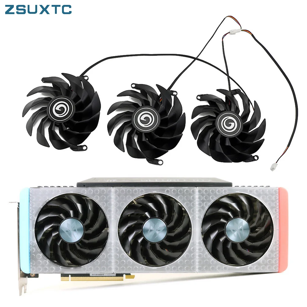 Video Card Fan Replacement 3060ti 3070ti 3080Ti For GALAX RTX 3060 3070 3080 Ti 3090 GAMER OC Graphics Card Cooling Fan