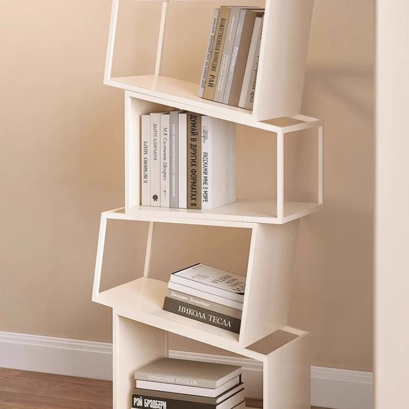 

Living Room Creative Vertical Bookshelf Floor Shelf Small Book Storage Bookcase Office Display Shelf Cabinet